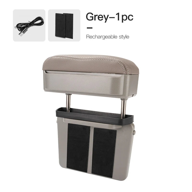 Car Armrest Box Elbow Support Adjustable Car Seat Gap Organizer Arm Rest Box For Polestar 2 3 4 Accessories Armrest Cushion