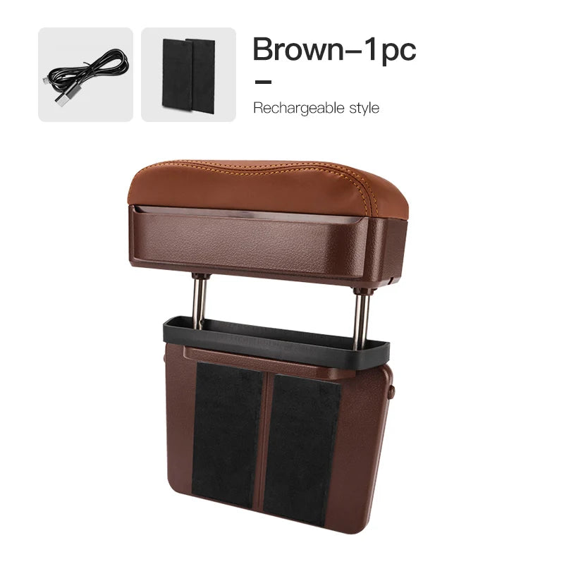 Car Armrest Box Elbow Support Adjustable Car Seat Gap Organizer Arm Rest Box For Polestar 2 3 4 Accessories Armrest Cushion