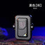 2024 Metal Mecha Gyro Windproof Red Flame Gas Lighter Natural Shell Decoration Roller Battery Ignition Electric Lighters Smoking