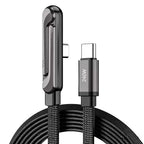 Braided Type-C Fast Charging Cable, Foldable Multi-function Stand Charging Wire, Universal Compatible with iPhone，iPad