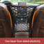 Car Storage Net Bag Between Seats Car Divider Pet Barrier Stretchable Elastic Mesh Bag Organizer Auto Accessories