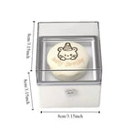 Rednote Bear Flip Ring Box Valentine Birthday Mini Cake for Girlfriend Gift Boxes Packaging Box