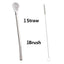 Yerba Mate Bulb Washable Drinking Straw Filter Handmade Yerba Mate Stainless Steel Tea Bombilla Gourd Practical Drinks Tools
