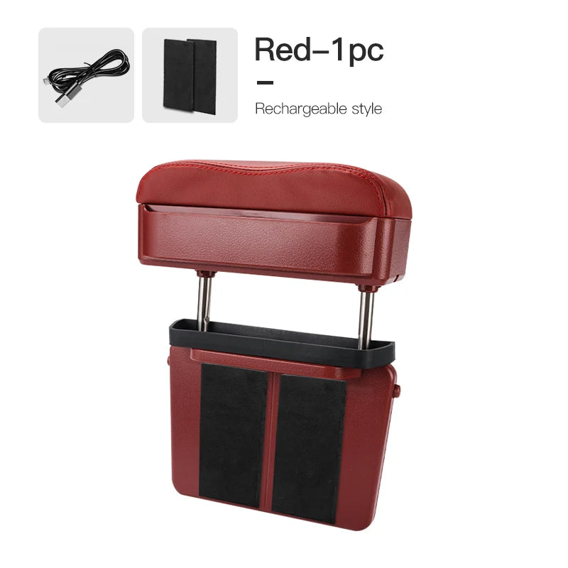Car Armrest Box Elbow Support Adjustable Car Seat Gap Organizer Arm Rest Box For Polestar 2 3 4 Accessories Armrest Cushion