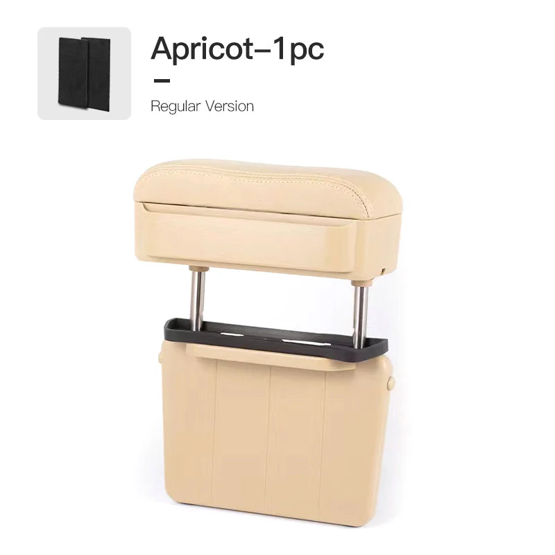 Car Armrest Box Elbow Support Adjustable Car Seat Gap Organizer Arm Rest Box For Polestar 2 3 4 Accessories Armrest Cushion