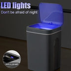 16L Smart Trash Can Dustbin Automatic Touch Bathroom Garbage Toilet Recycle Waste Bin Kitchen Sensor Basket for Rubbish Bucket