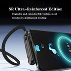 Braided Type-C Fast Charging Cable, Foldable Multi-function Stand Charging Wire, Universal Compatible with iPhone，iPad