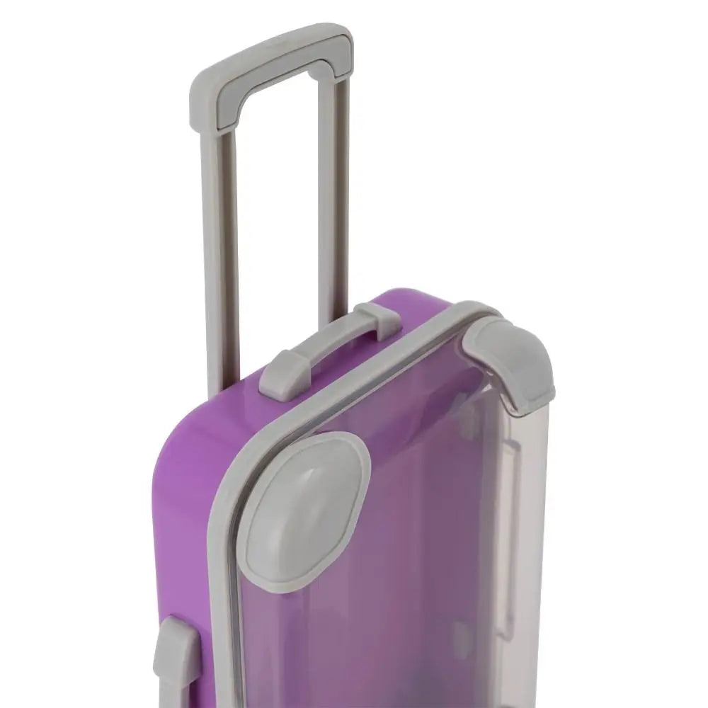 Miniature Mini Suitcase Candy Box Storage Accessories Portable Trolley Party Favor Boxs Simulation Trolley Case