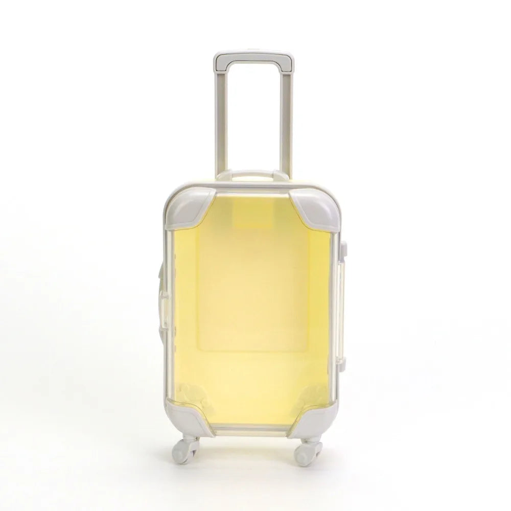 Miniature Mini Suitcase Candy Box Storage Accessories Portable Trolley Party Favor Boxs Simulation Trolley Case