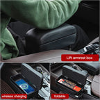 Car Armrest Box Elbow Support Adjustable Car Seat Gap Organizer Arm Rest Box For Polestar 2 3 4 Accessories Armrest Cushion