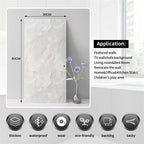 30x60/30cm Kitchen Self Adhesive Marble Tiles Wall Stickers Waterproof PVC Floor Tile Sticker Living Room Bathroom Decor