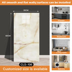 30x60/30cm Kitchen Self Adhesive Marble Tiles Wall Stickers Waterproof PVC Floor Tile Sticker Living Room Bathroom Decor