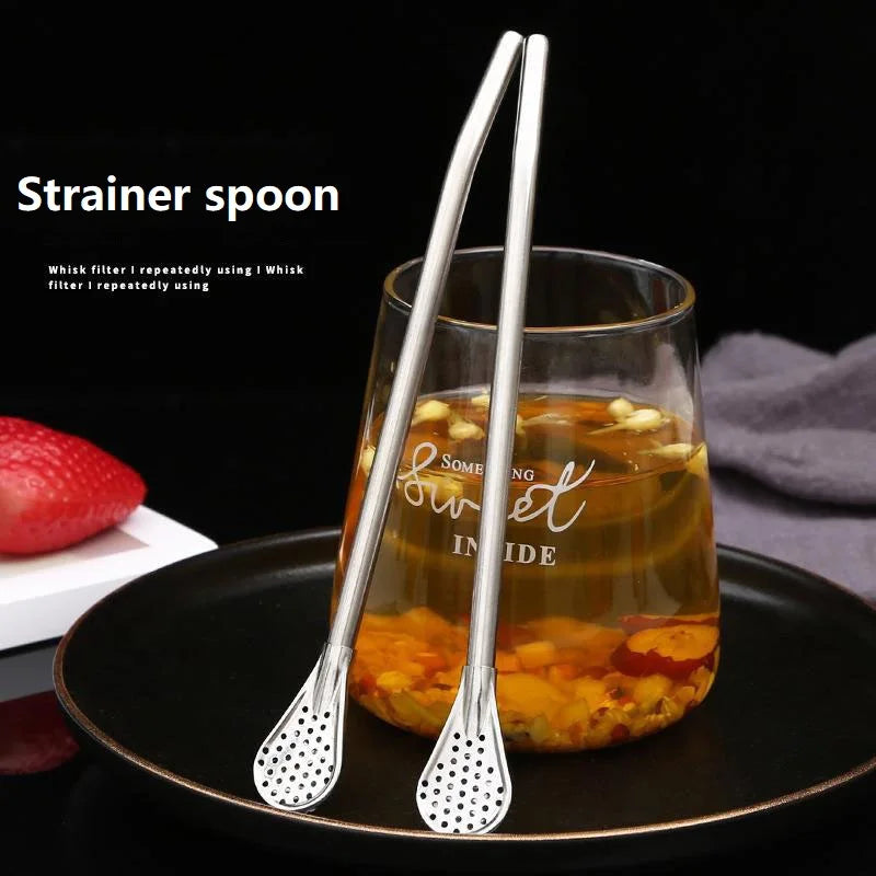 Yerba Mate Bulb Washable Drinking Straw Filter Handmade Yerba Mate Stainless Steel Tea Bombilla Gourd Practical Drinks Tools Main image