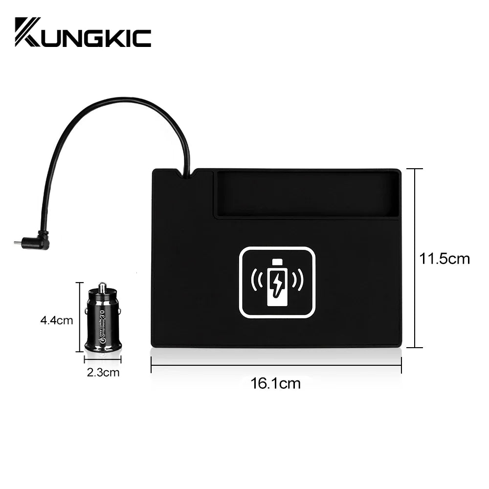 For Toyota Camry 70 XV70 2018 2019 2020 2021 2022 Car Wireless Charger Mobile Phone Fast Charging Holder 15W Charger Board
