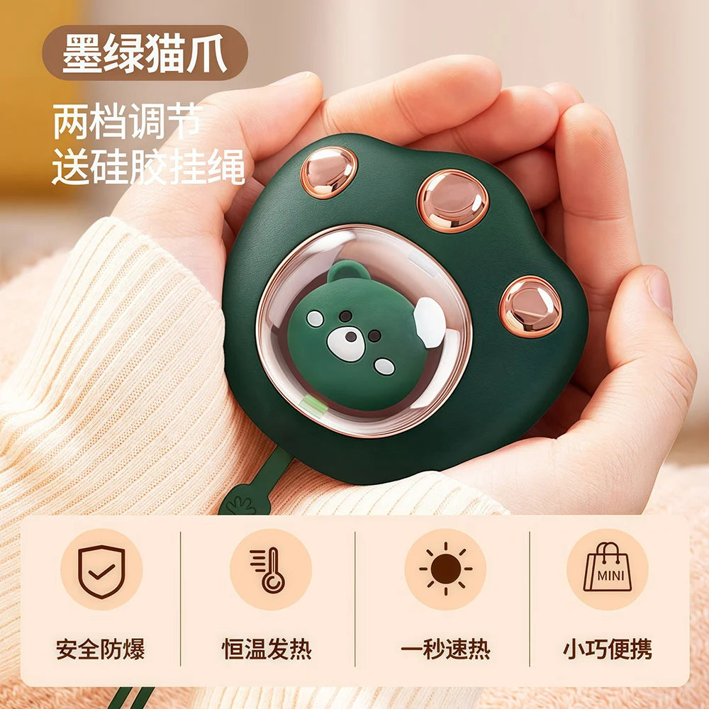 Warm Hand Treasure USB Charging Portable Fast Heat Warm Baby Hand Warmer for Winter Office and Outdoor Home Use Warm Hands